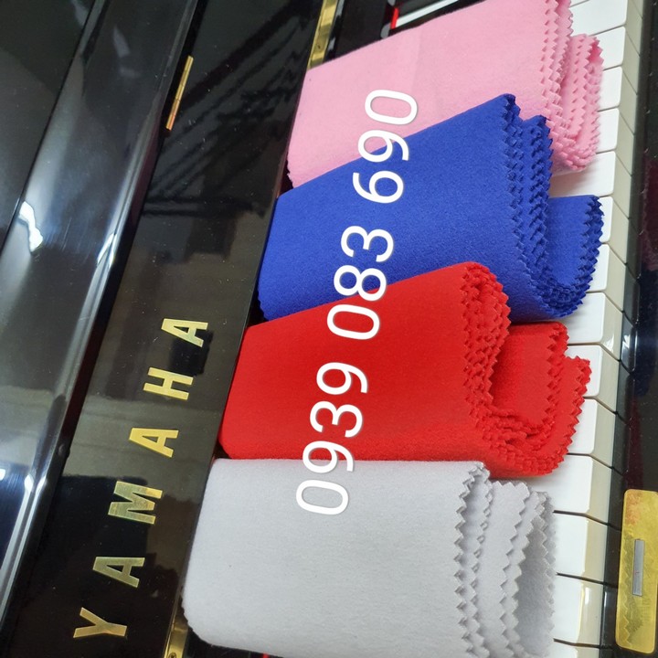 Khăn phủ phím đàn Piano cơ và điện màu xám
