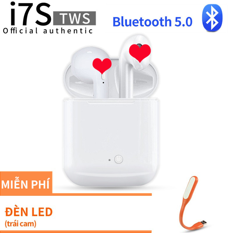 Tai nghe bluetooth không dây i7s TWS âm thanh chất lượng cao, bảo hành 1 đổi 1, hàng đã test trước khi giao hàng, tai nghe nhét tai chất lượng cao i7s Đồng hồ LED miễn phí