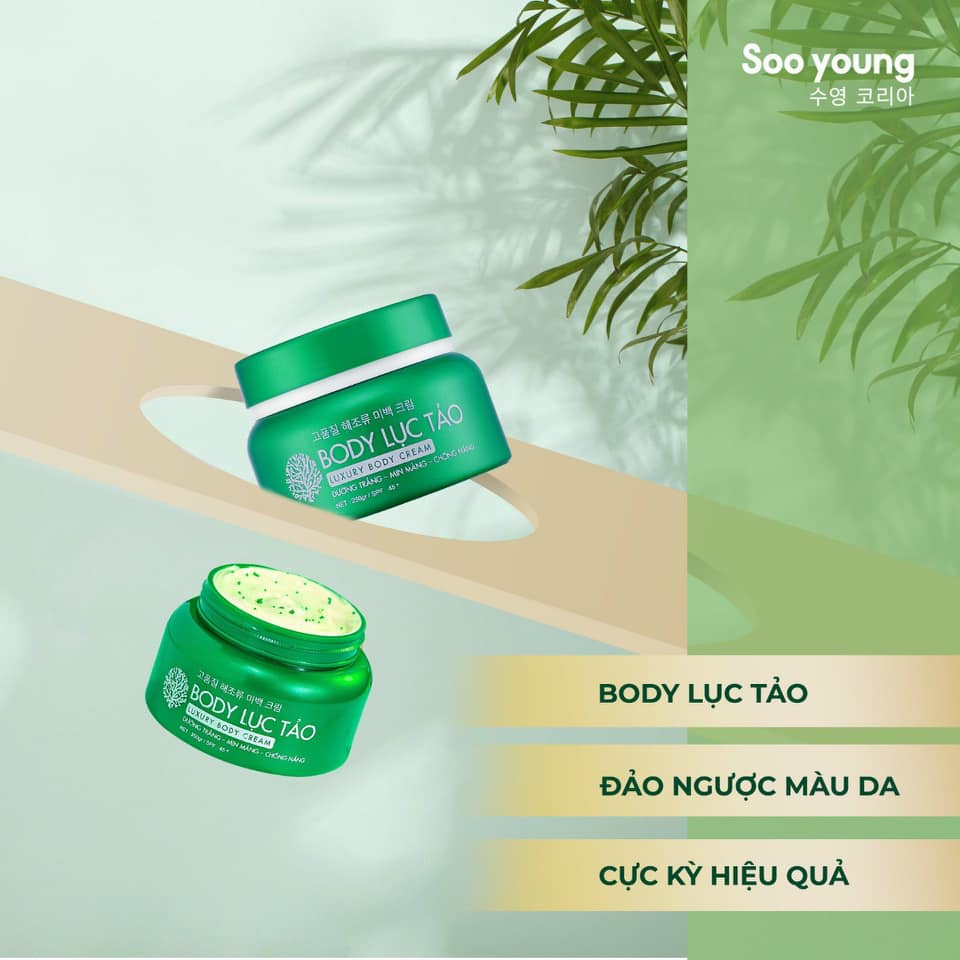 KEM BODY LỤC TẢO HÀN QUÔC TRẮNG DA