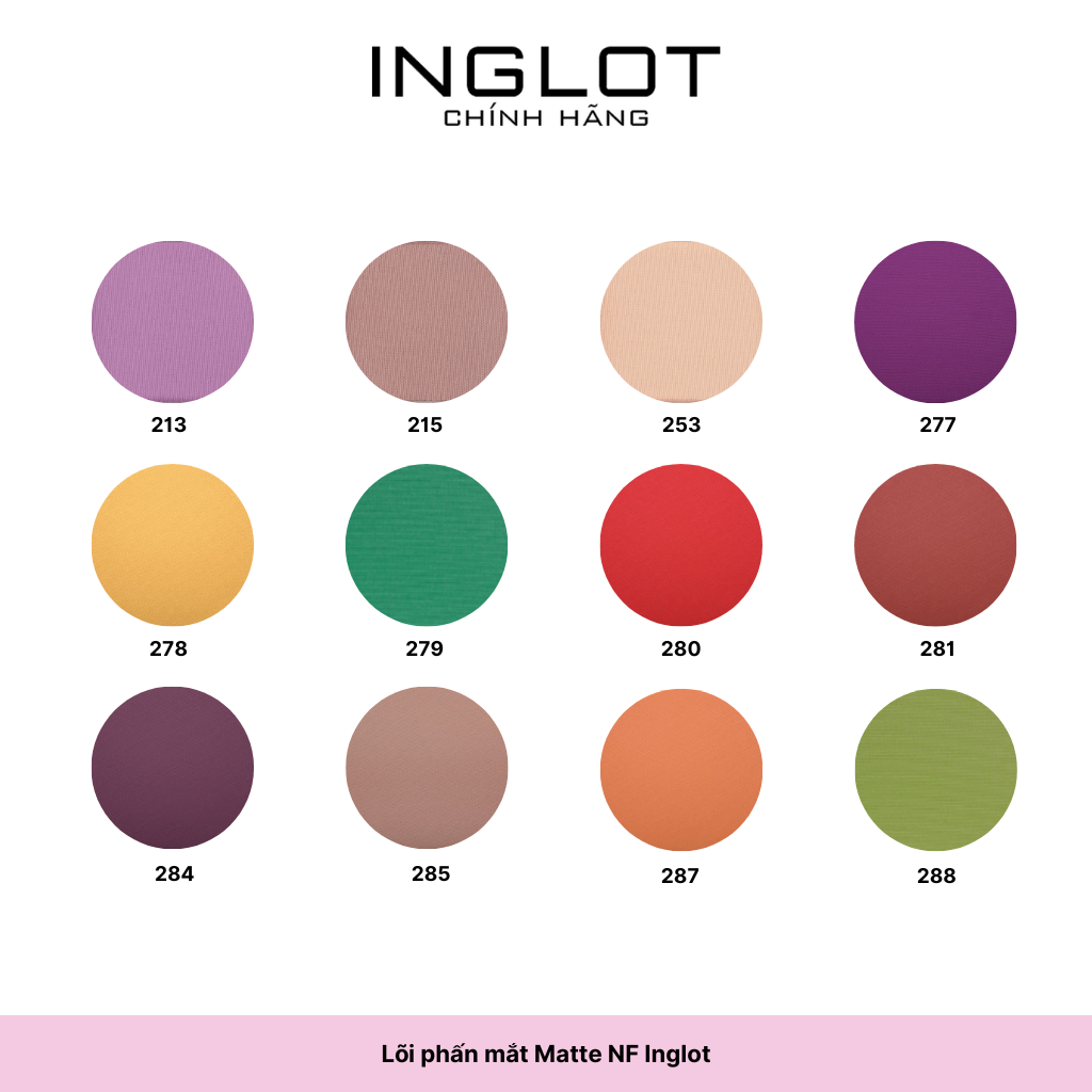 Phấn Mắt Dạng Lì  Eye Shadow Matte NF Inglot  (2.7g)