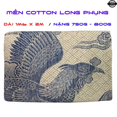 Mền Chỉ Cotton Long Phụng 1m6 x 2m , Chăn Cotton , Mền Cotton , Chăn Mền Cotton Long Phụng