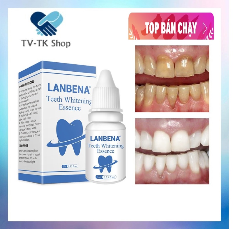 Serum Làm Trắng Răng Và Tẩy Ố Vàng Răng LANBENA - Mẫu mới giá rẻ