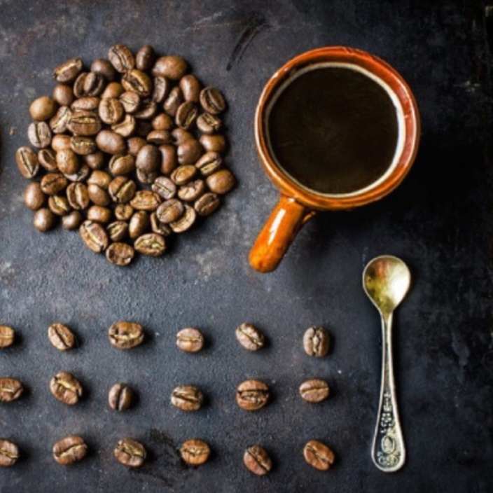 500GR cà phê ARABICA 80% & ROBUSTA 20% rang mộc NGUYÊN CHẤT