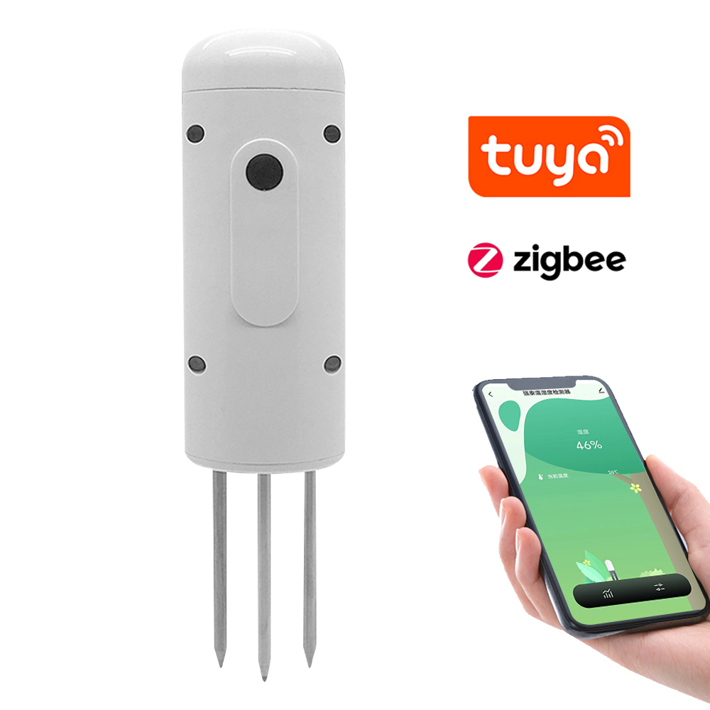 Tuya ZigBee không dây đất Tester độ ẩm đất Meter nhiệt độ độ ẩm Meter không thấm nước đất giám sát cảm biến cho trồng