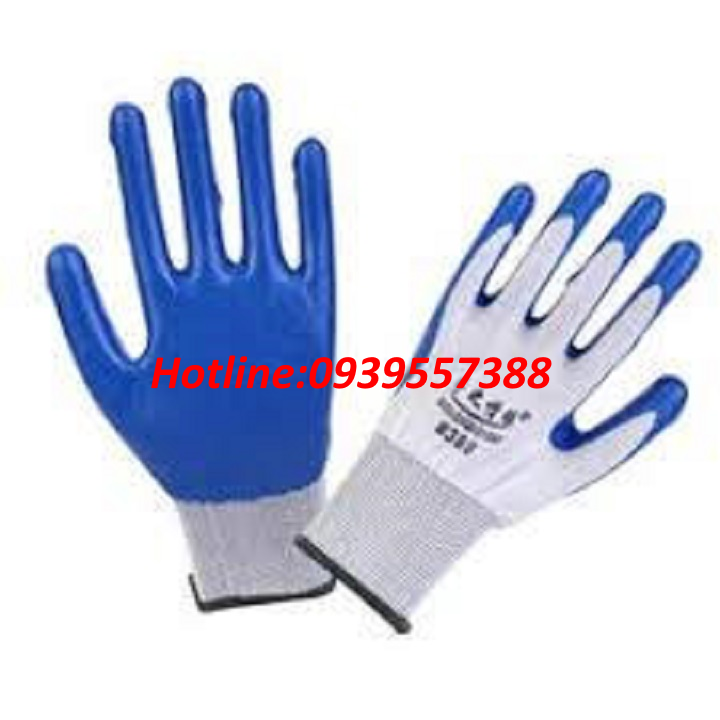 Combo 12 Đôi Găng Tay Phủ Sơn Xanh, GĂNG TAY PHỦ PU, GĂNG TAY BẢO HỘ LAO ĐỘNG