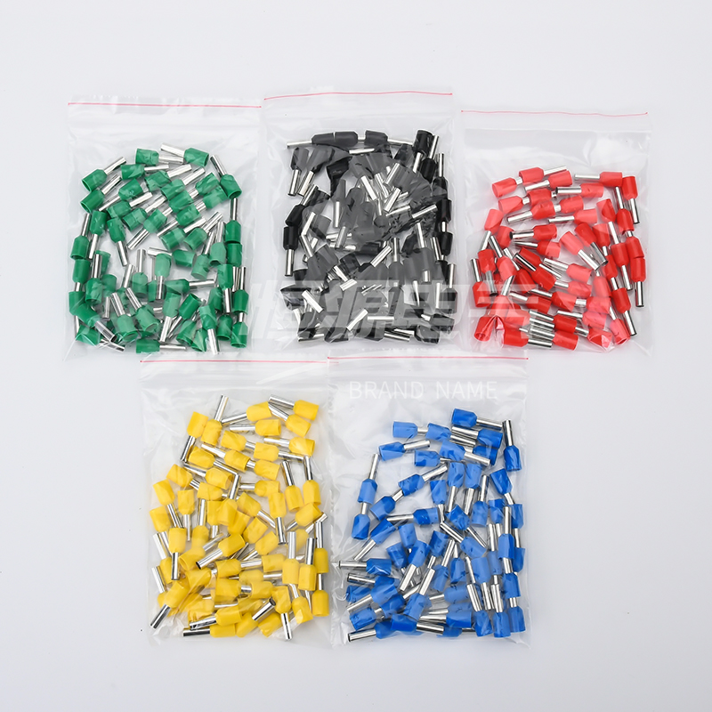 100 cái Đầu cos pin rỗng (pin thông) E0.5-08; E0.75-08; E1.0-08; E1.5-08; E2.5-08; E4.0-09; E6.0-12; E10-12; E16-12