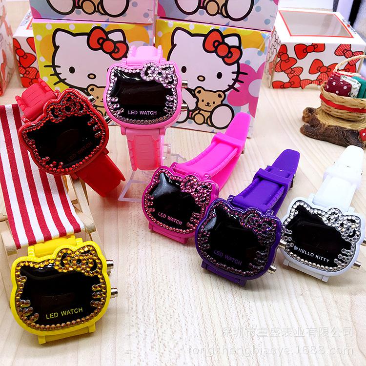 [HCM]Đồng hồ trẻ em hello kitty dành cho bé gái