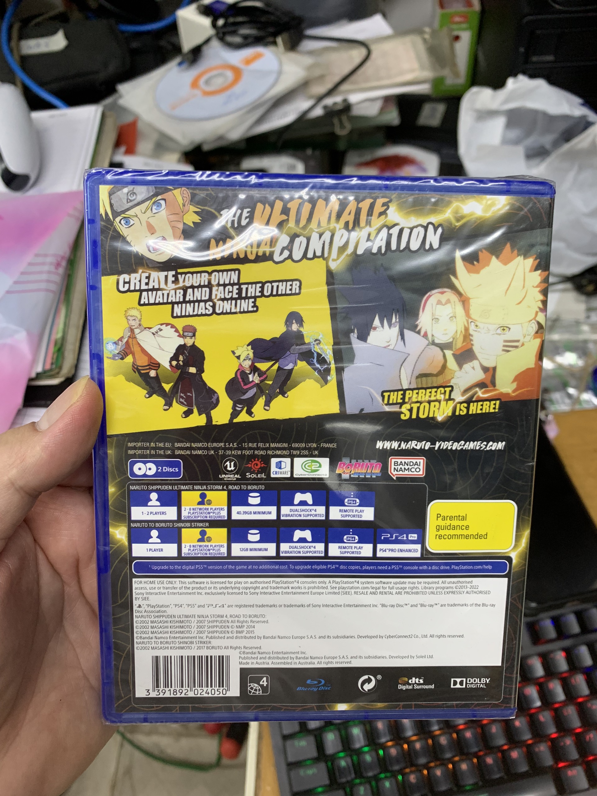 Đĩa game PS4 : NARUTO Ultimate Ninja STORM 4 Road to Boruto