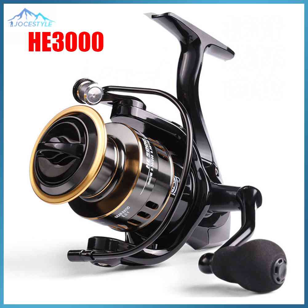 Bearings Big Trolling Fishing Reels Metal Spool 5.2/1 Spinning Reel Cast Fishing Tackle