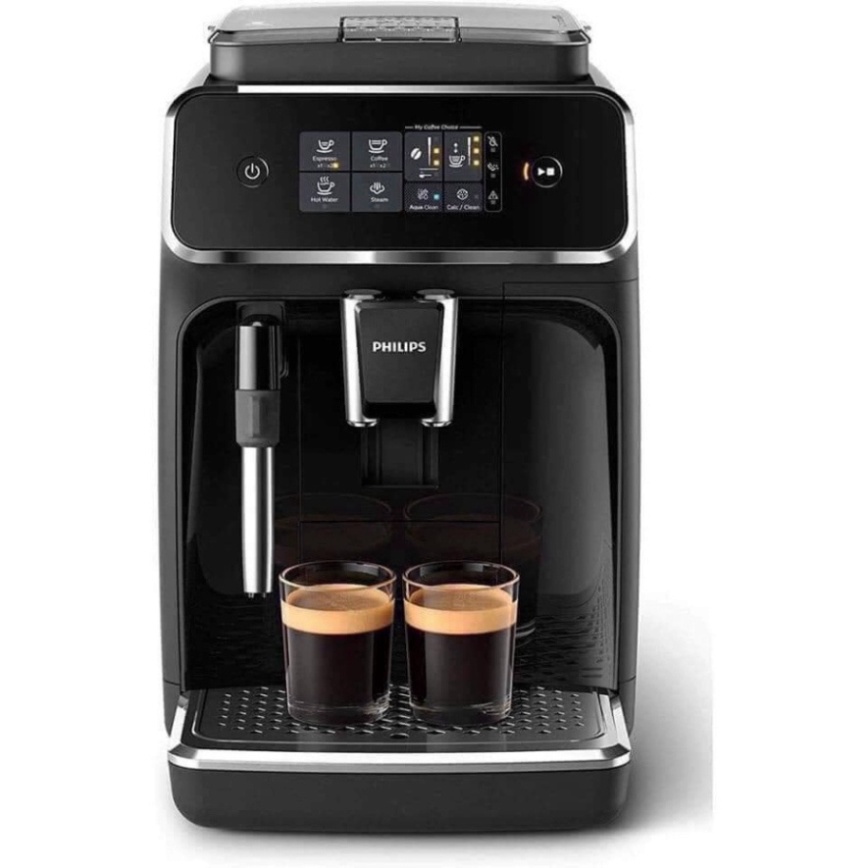 Máy Pha Cà Phê Tự Động Phillips EP2221/40 / EP2231/40, Philips Coffee Maker, Máy Pha Café, Espresso, Cappuccino, Áp Suất 15 Bar, Dung Tích 1.8L, Máy Pha Cà Phê Gia Đình, Cho Văn Phòng, Nhập Khẩu Rumania, Bảo Hành 12 Tháng