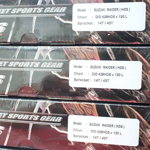 [HCM]Nhông Sên Dĩa DID HDS Suzuki Raider