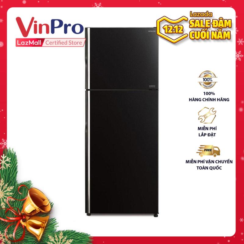 Tủ lạnh Hitachi Inverter R-FG510PGV8(GBK) 406L (Màu đen) - Hàng phân phối chính hãng, tiết kiệm điện - Hàng chính hãng