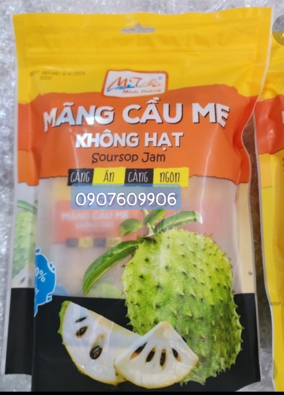 Mãng Cầu Sấy Muối Ớt 500G