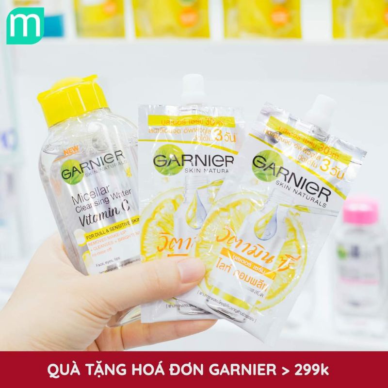 Serum Vitamin C Garnier 7.5ml Hàng Mẫu Thử