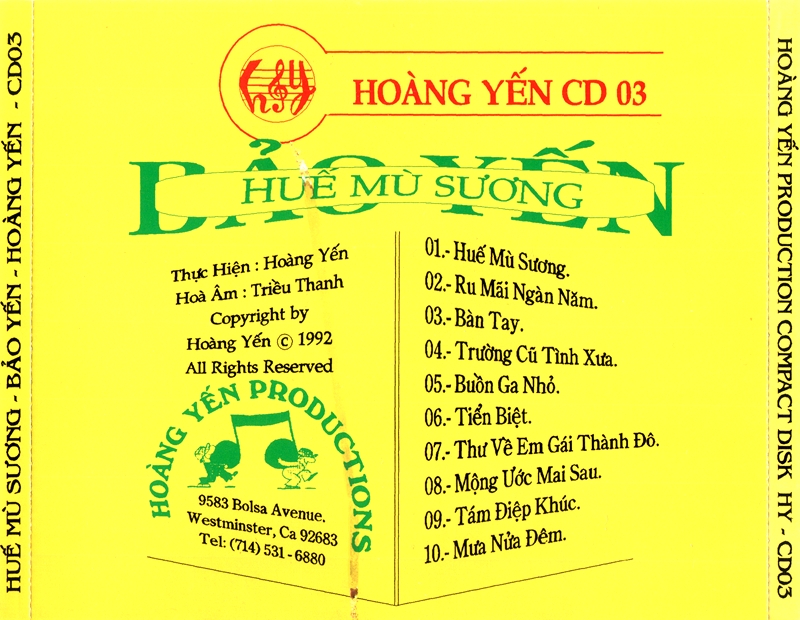 bộ 5 đĩa cd nhạc về Huế 1