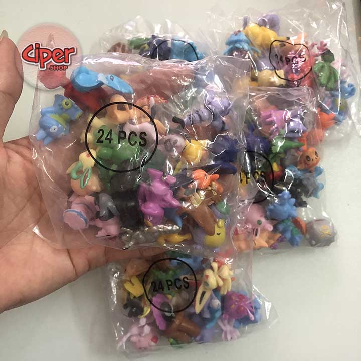Bộ 144 mô hình Pokemon mini - figure pokemon chibi