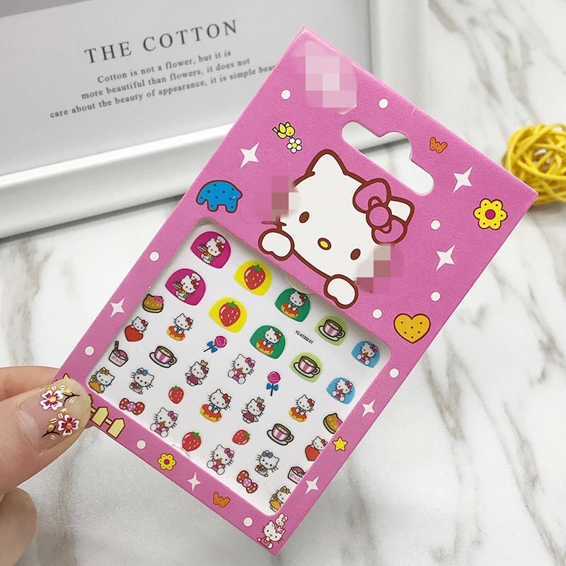 Sét sticker dán móng tay 3D nhiều mẫu mới cho bé