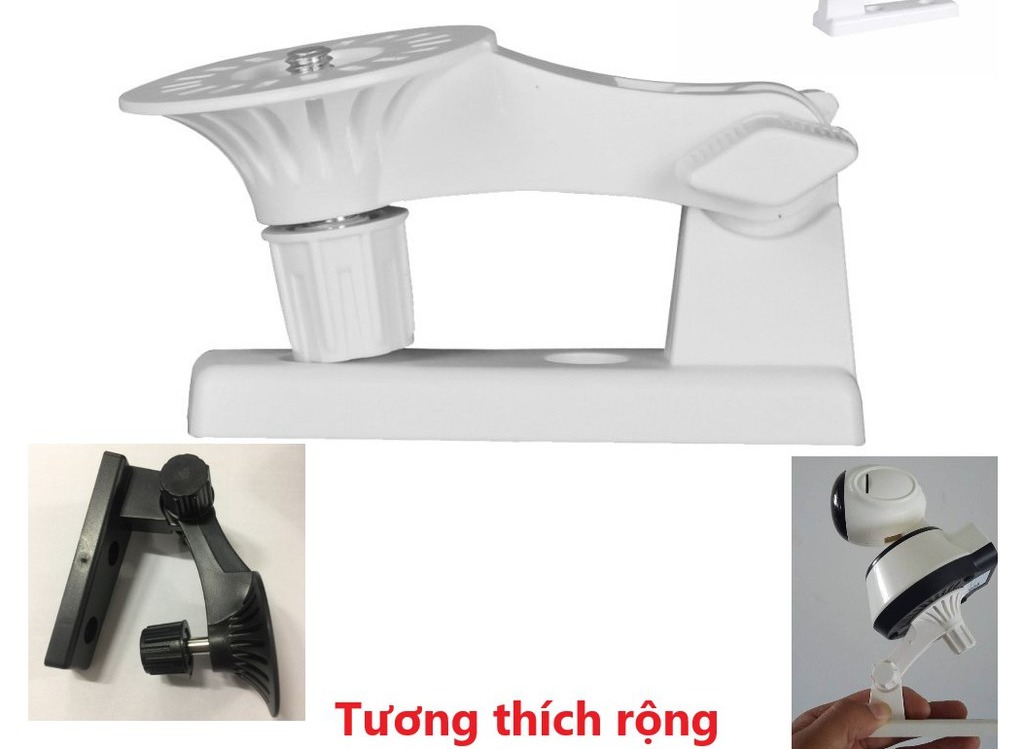[HCM]chân đế cho camera xoay (trắng hoặc đen)