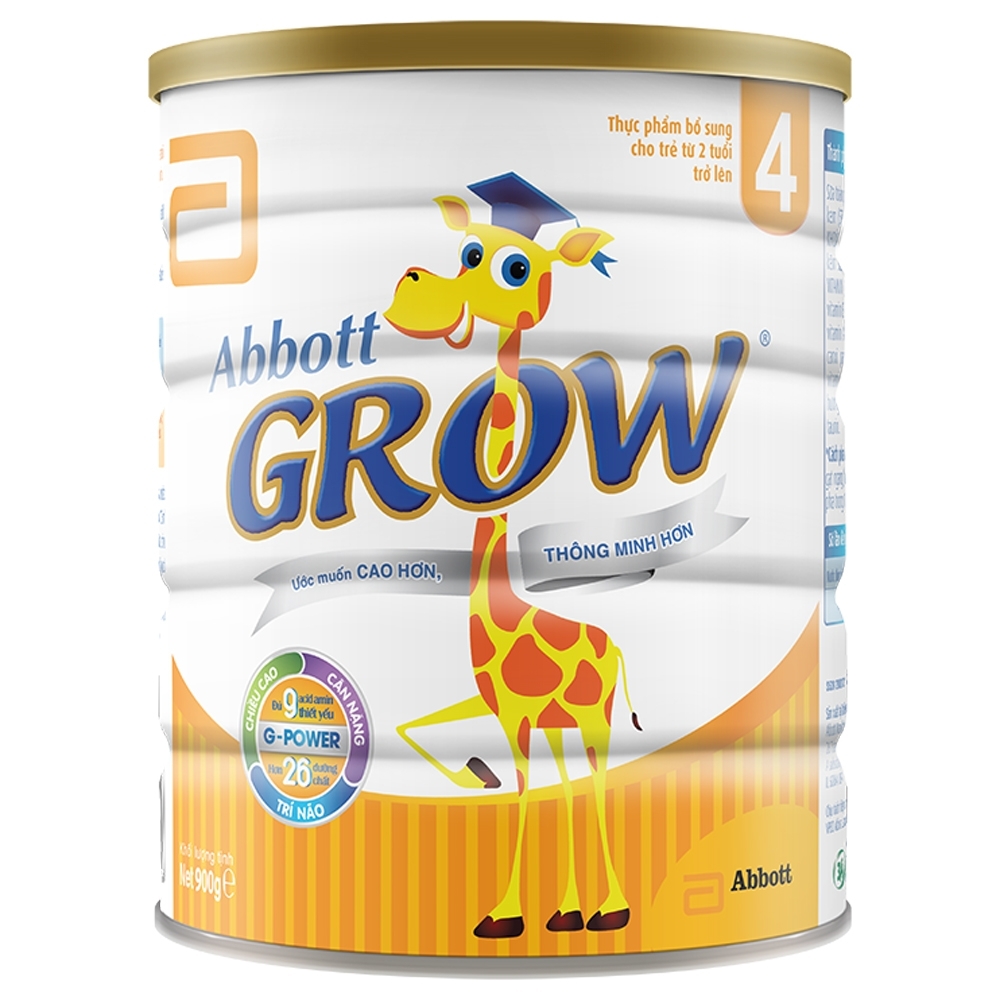[Date 6.2026] Sữa Abbott Grow 4 lon 900g (trên 2 tuổi)