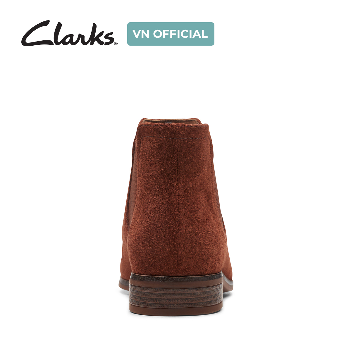 Giày Bốt Cổ Thấp Da Nữ Clarks - Trish Chelsea