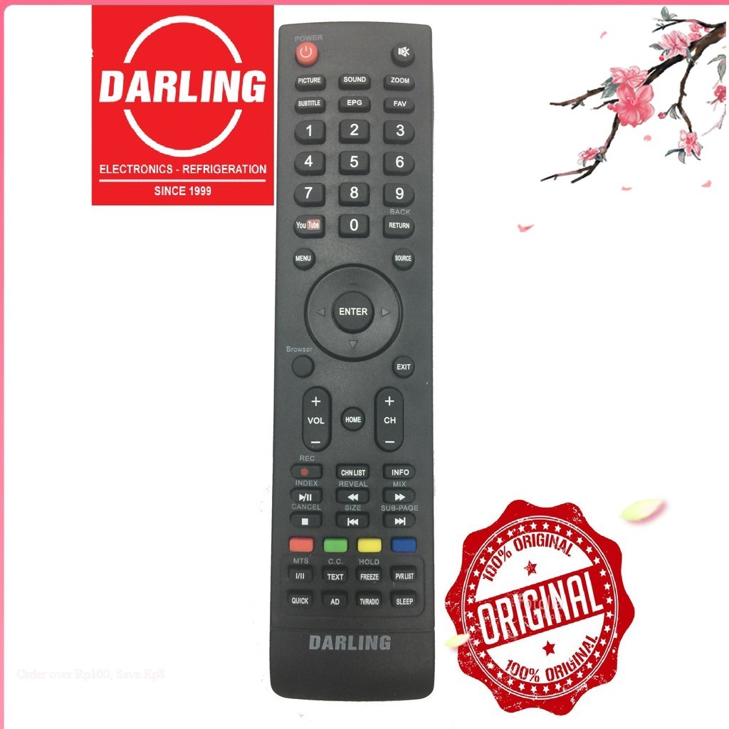 REMOTE ĐIỀU KHIỂN TIVI DARLING SMART MẪU 1 [Cam kết chất lượng, BH 6 tháng]