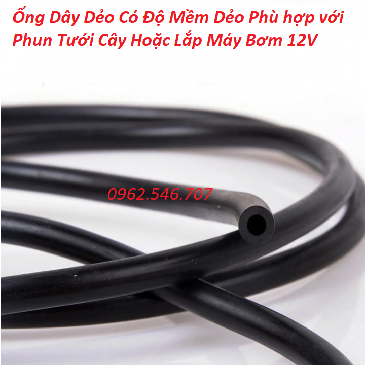 Combo ống nước phi 12mm dùng cho máy bơm mini, máy rửa xe mini 12v ( 5m - 8m - 10m - 15m - 20m )