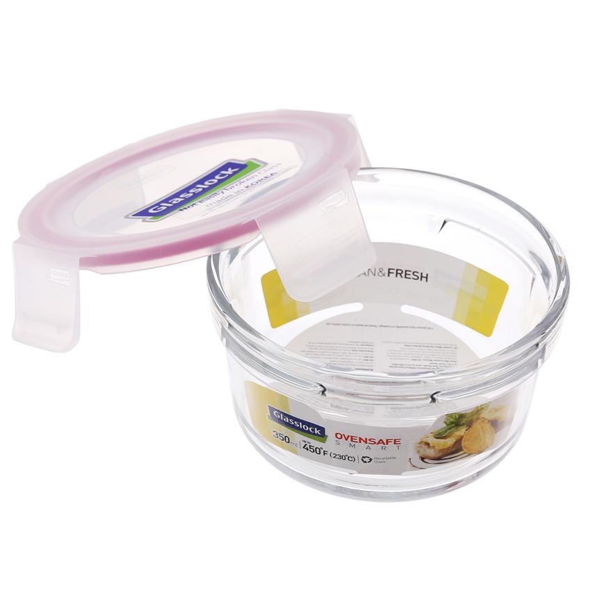 Hộp thủy tinh cường lực chịu nhiệt Glasslock ORCT035 350ml - Larva Store