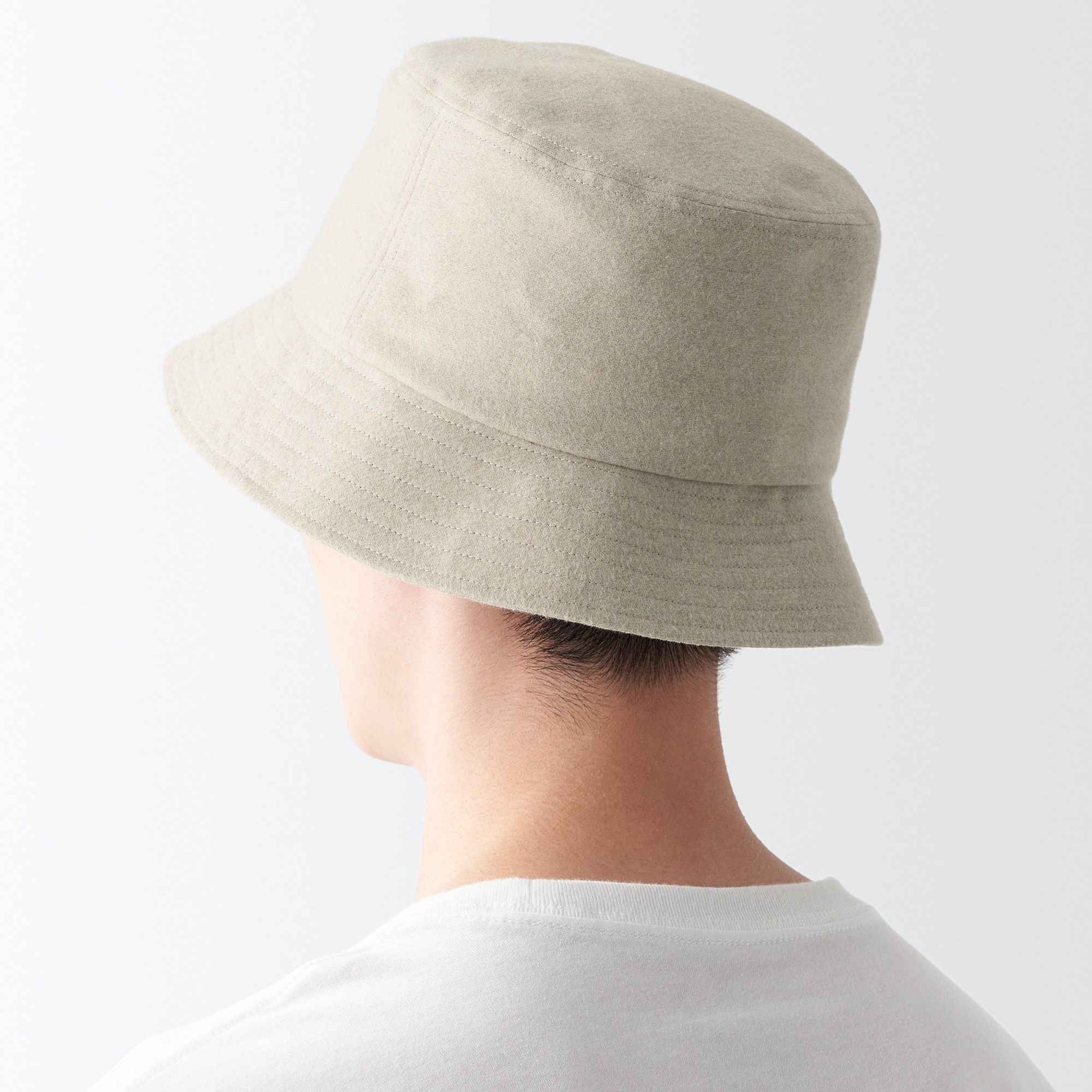 MUJI Nón Bucket Flannel