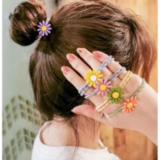 Dây Chun Buộc Tóc Hoa Cúc Họa Mi Daisy - Phụ Kiện Cột Tóc