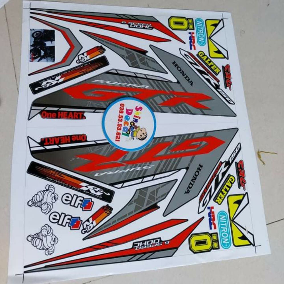 [HCM]Tem winner GTR xám đỏ mẫu mới