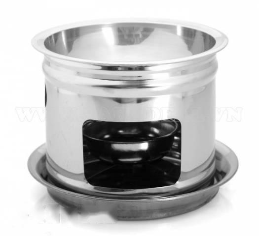 Bộ nồi lẩu Inox một người kèm bếp cồn tiện lợi