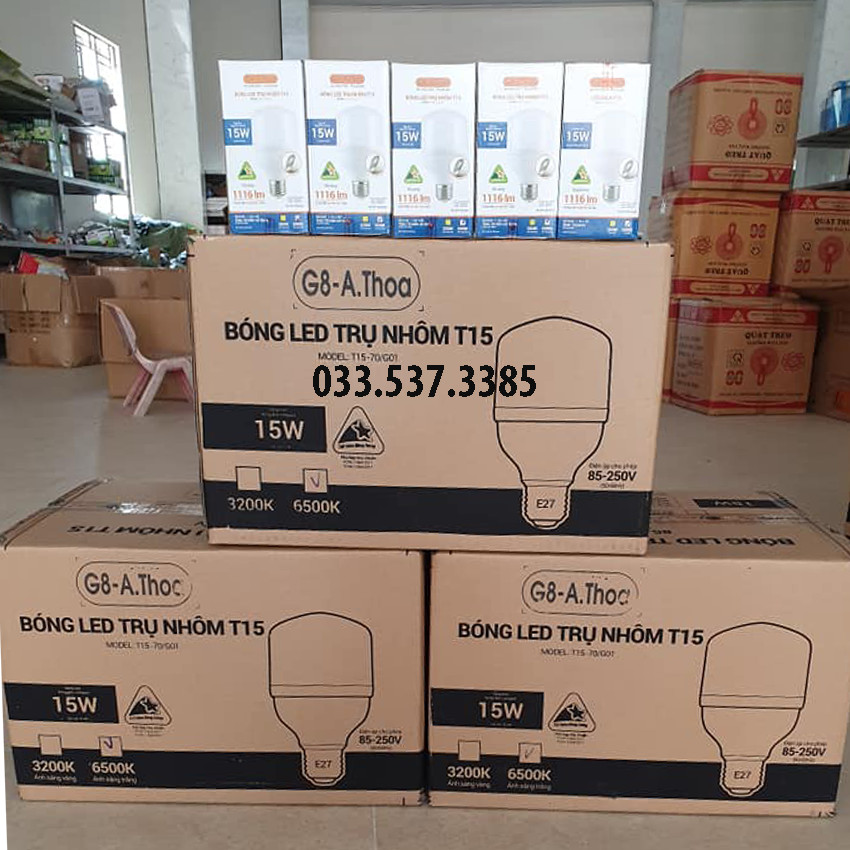 Bóng điện led, bóng đèn điện G8 cho ánh sáng tự nhiên công suất 15W