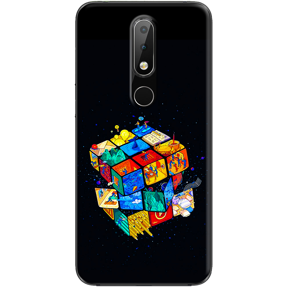 [HCM]Ốp lưng Nokia 5.1 Plus Rubik