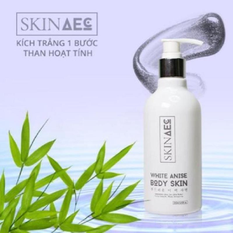 Sữa tắm kích trắng than hoạt tính Skin ACE