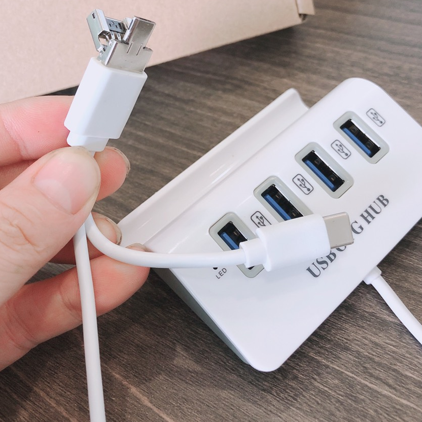 Micro USB OTG HUB 4 Ports USB 2.0 Adapter for Tablet Dock Mobile Phone Hold