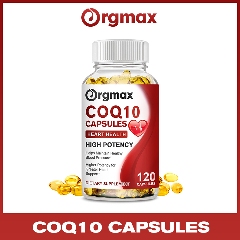 Orgmax CoQ10 viên nang Coenzyme Q10 300mg hỗ trợ tim & mạch máu sức khỏe