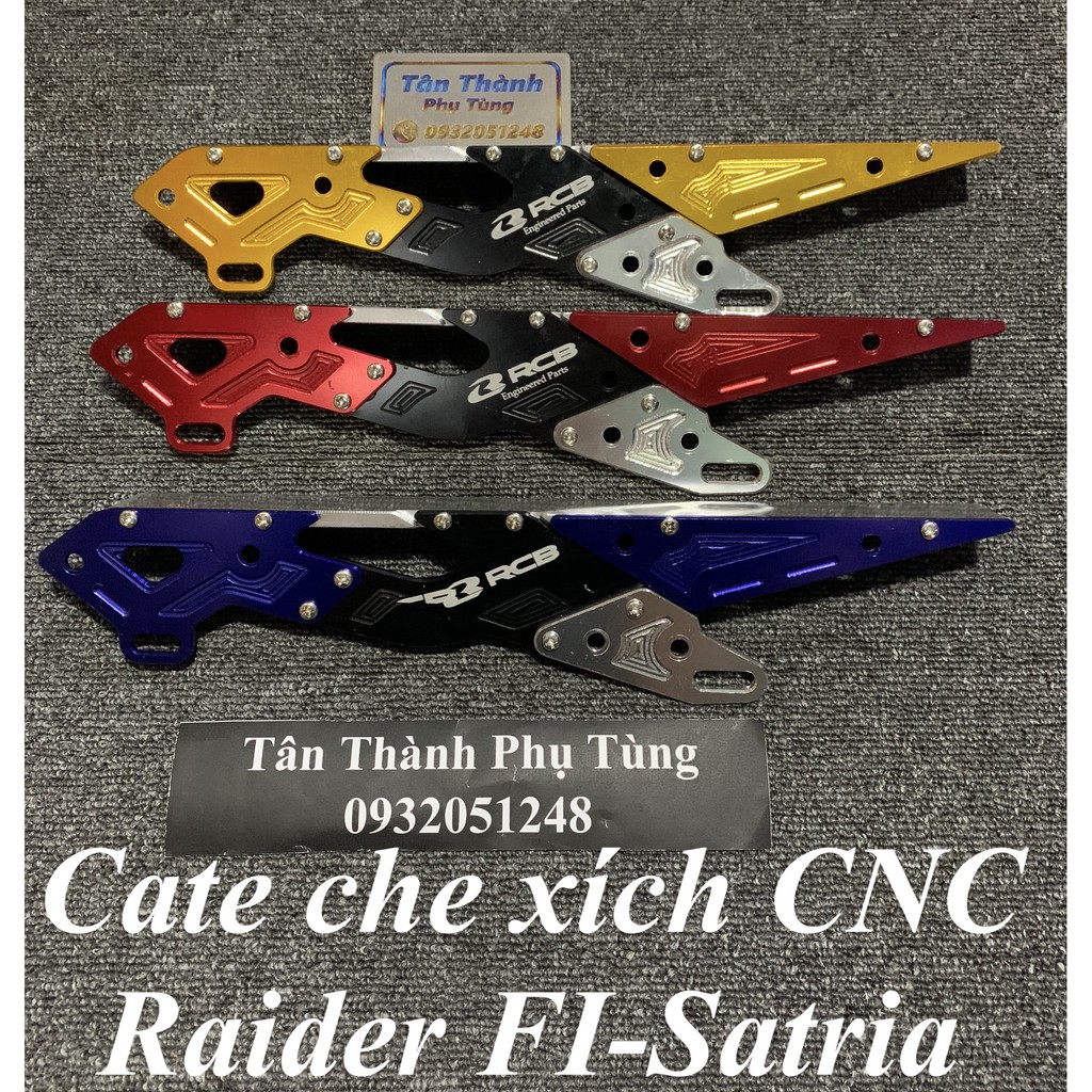 Cate che xích nhôm CNC Raider FI- Satria
