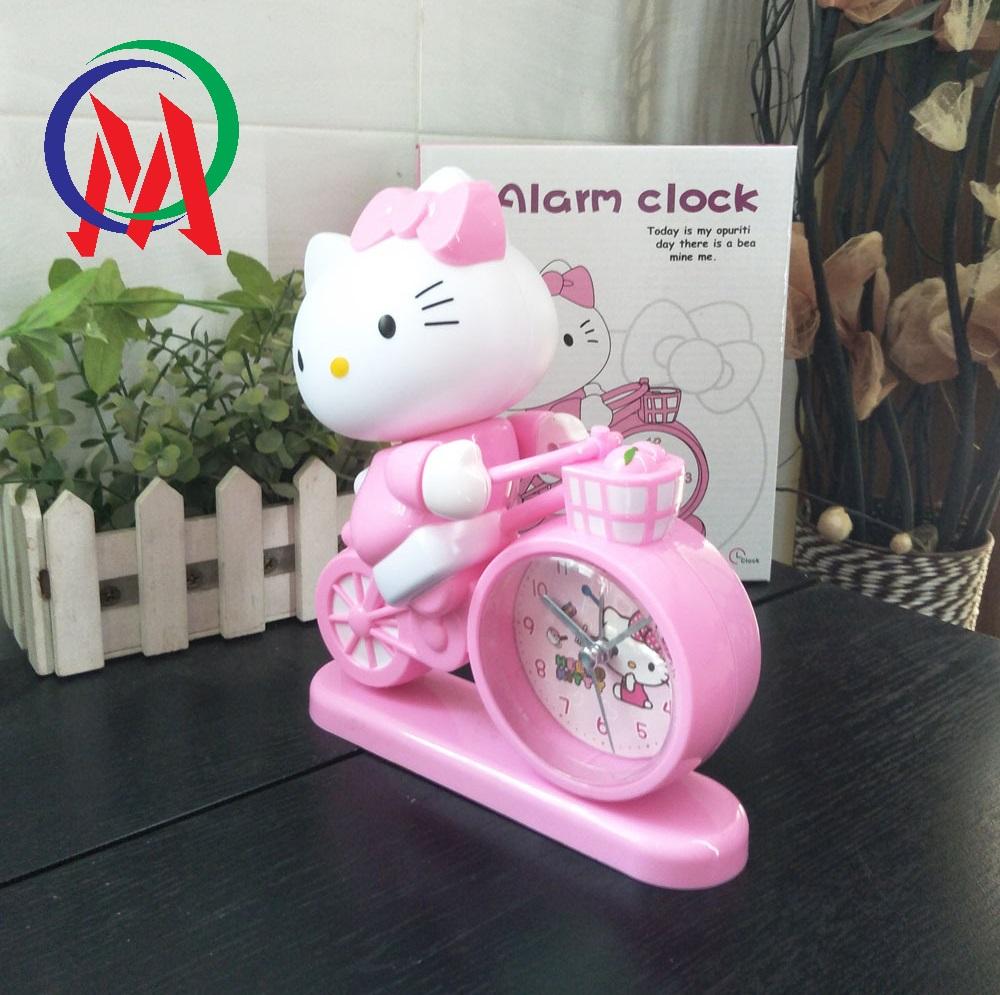 [TẶNG PIN] Đồng hồ để bàn hình thú đạp xe