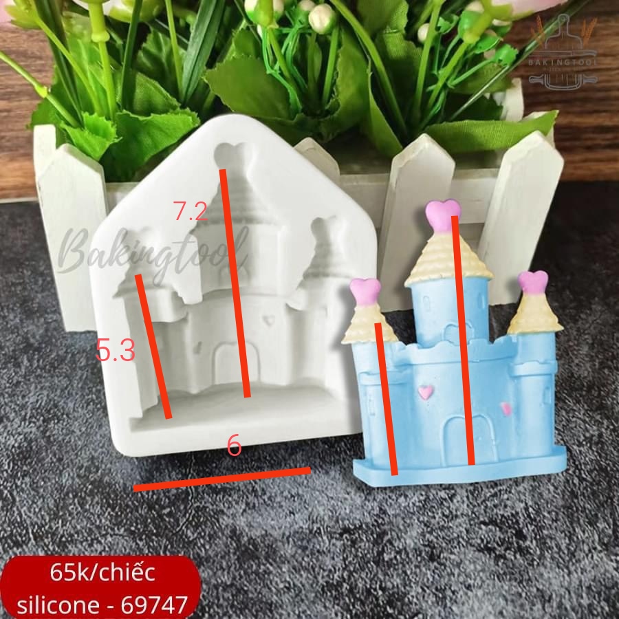 Khuôn F silicon lâu đài cung điện