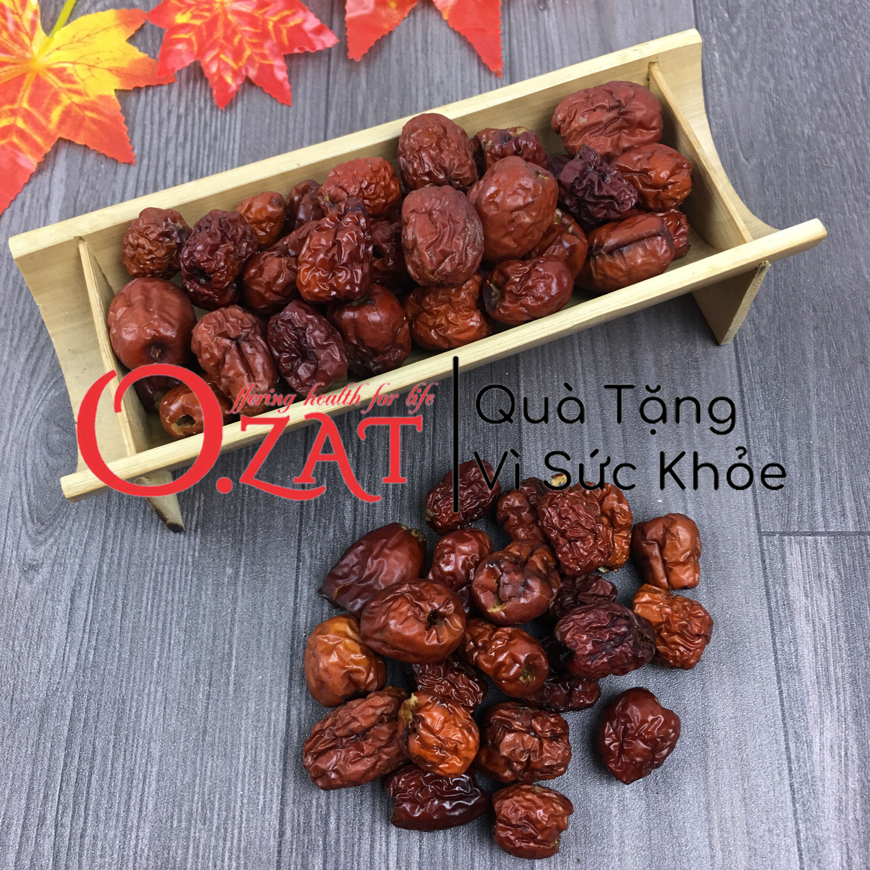 Táo đỏ sấy khô không hạt O.ZAT 100g