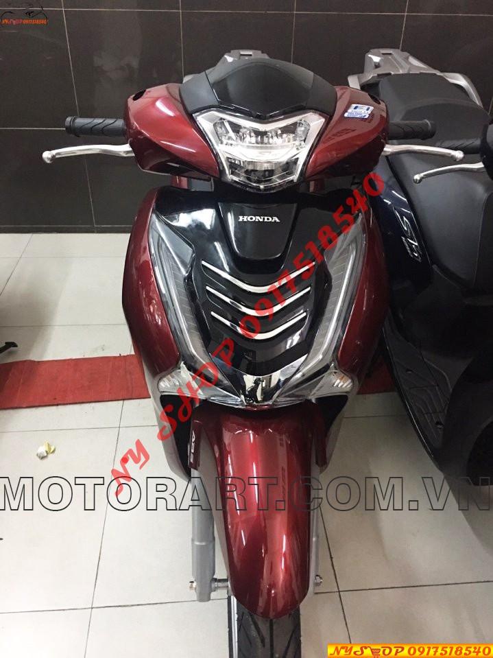 Mặt nạ Honda SH 2017/ 2018/ 2019 kiểu 3 sọc đủ màu (tặng bọc smk)
