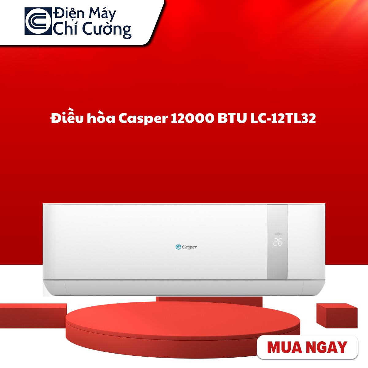 Điều hòa Casper 12000 BTU LC-12TL32
