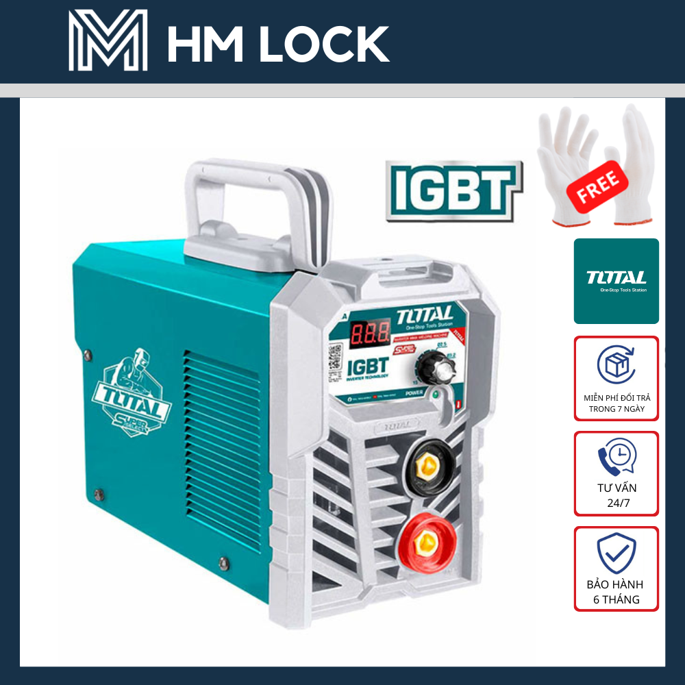 Máy hàn mma inverter 130a/75v total - hàng chính hãng - tw213028