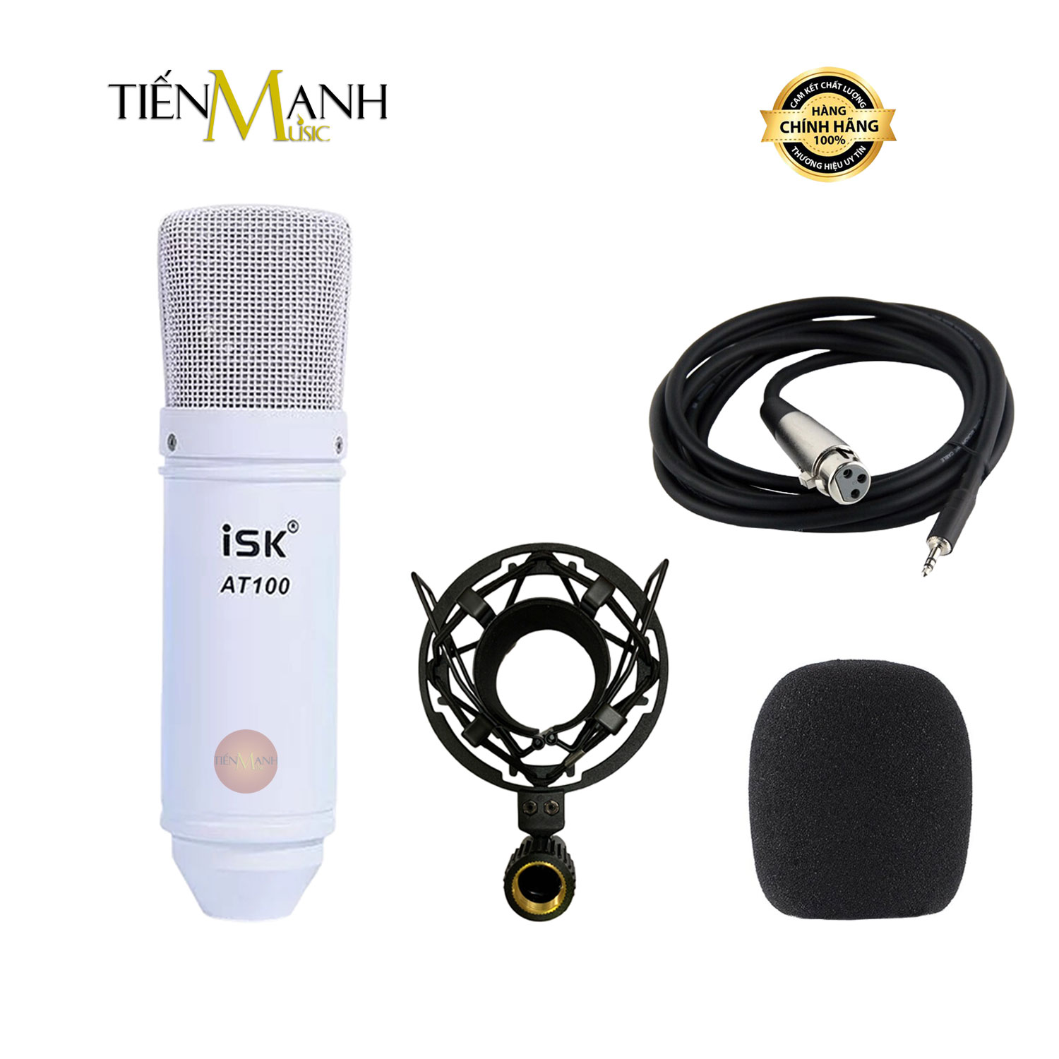 [Chính Hãng] Micro ISK AT100 Mic Thu Âm Condenser Livestream Phòng Thu Studio Microphone Live Stream