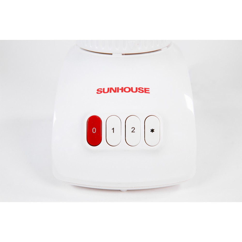 [Mã ELMALLCOIN hoàn 5% xu đơn 500K] Máy xay sinh tố 3 cối SUNHOUSE SHD5580 (Trắng)
