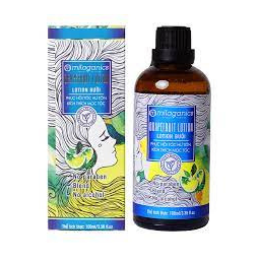 Lotion Bưởi Hỗ Trợ Mọc & Giúp Phục Hồi Tóc milaganics 100Ml