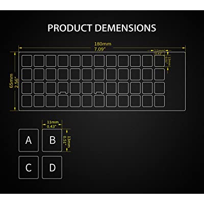 Miếng dán bàn phím tiếng Hàn Quốc