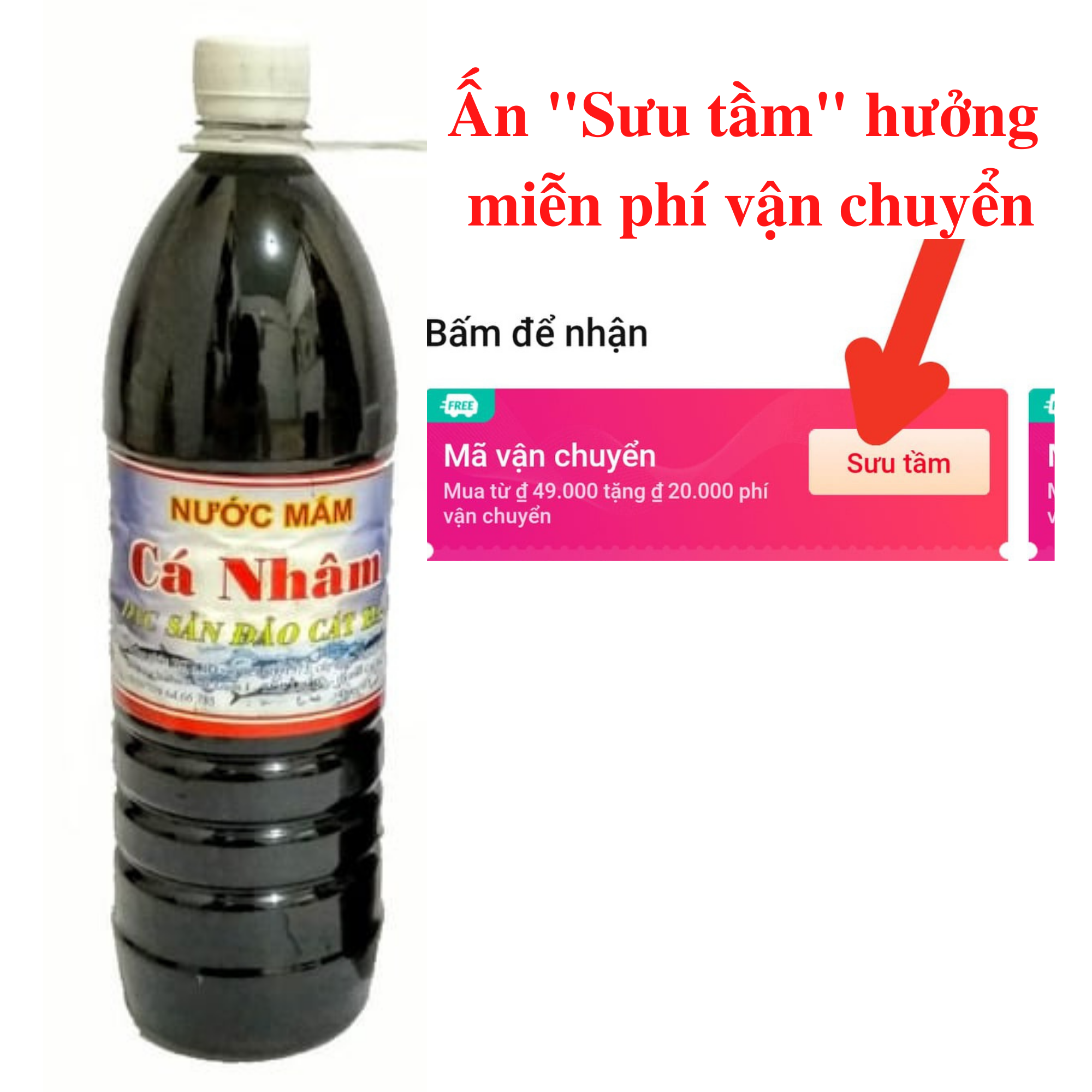 Nước mắm Chắt Cá Nhâm Cát Hải (1 lít)