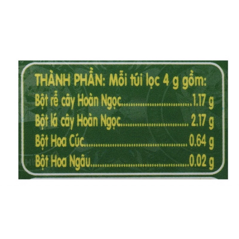 Trà Hoàn Ngọc 7 Nga Tây Ninh