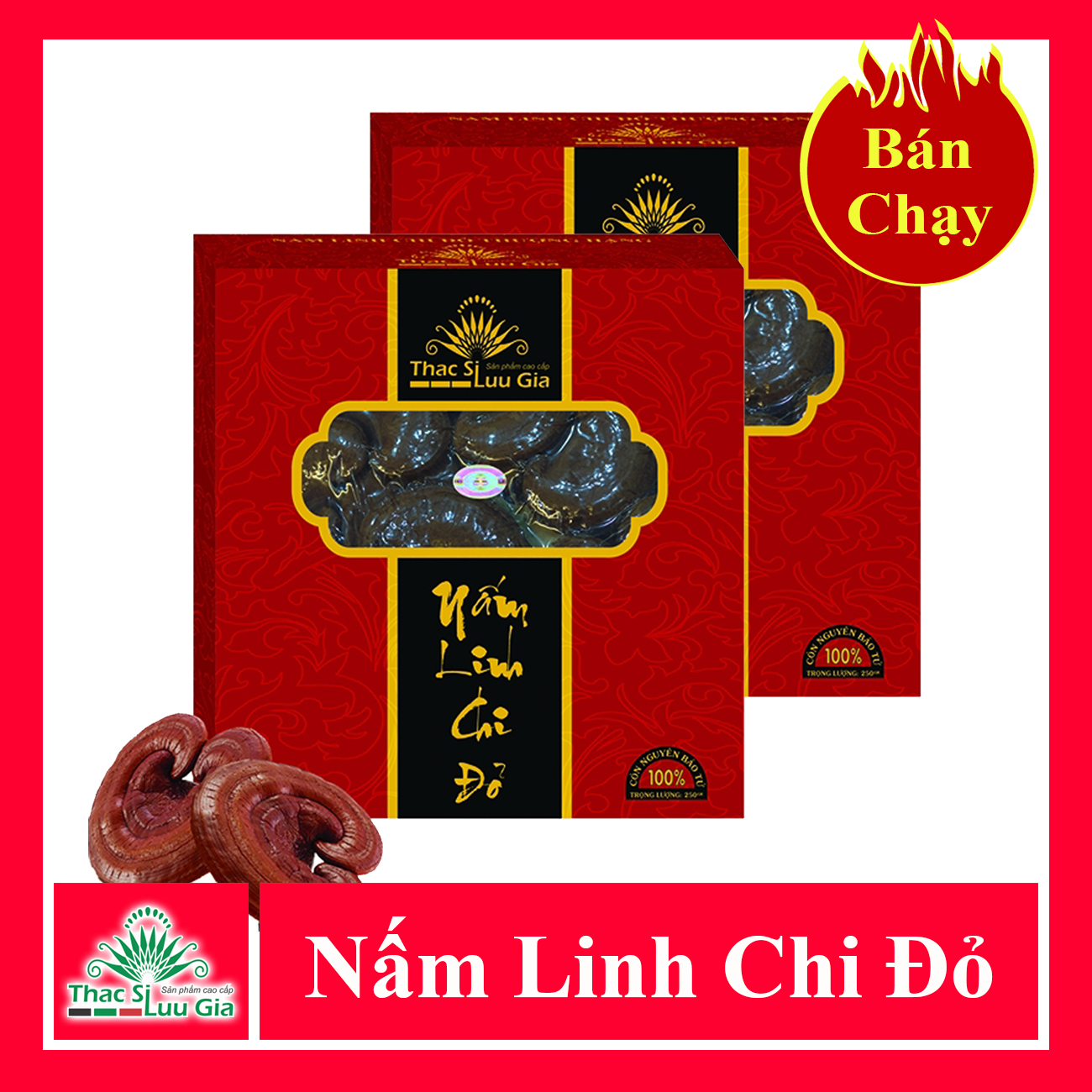Nấm linh chi - Hộp 1kg